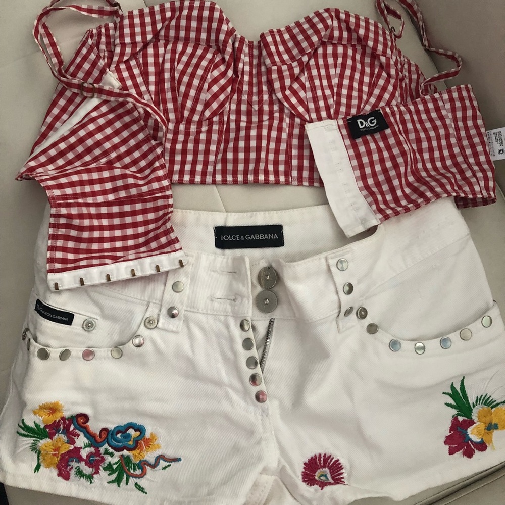 Dolche&Gabbana short with the top